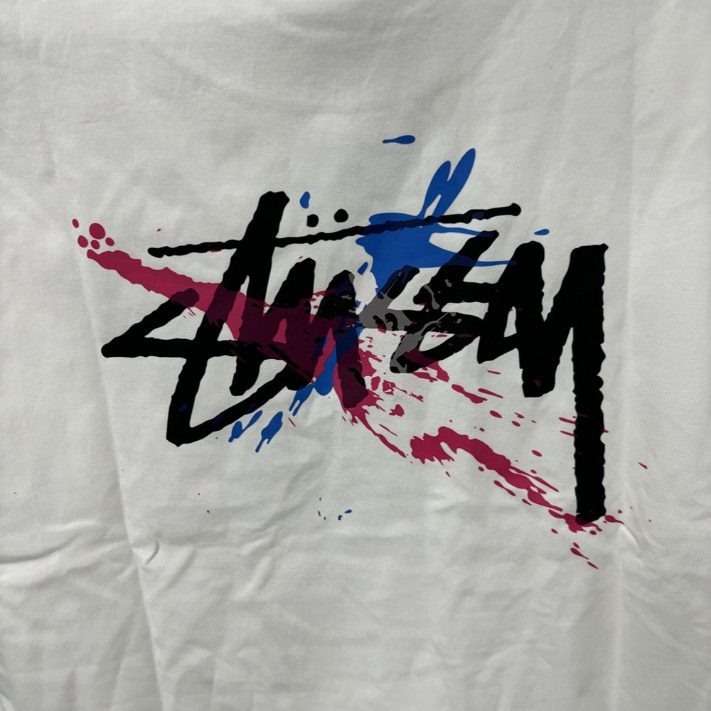 Stussy White Graphic Short Sleeve Tee - Picture 3 of 6